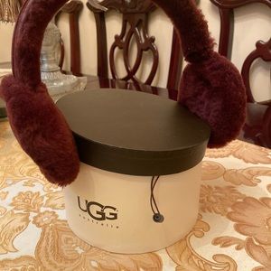 Ugg burgundy earmuffs!!